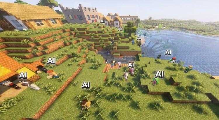 AI Agents Build Self-Governing Societies in Minecraft Simulation